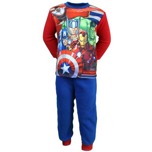 Pyjama Polaire Enfant Avengers Rouge