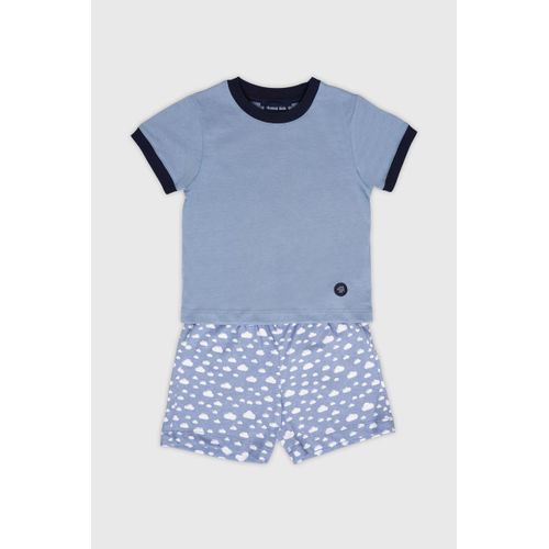 Pyjama Short Kids Imprim Nuages - Coton Lger