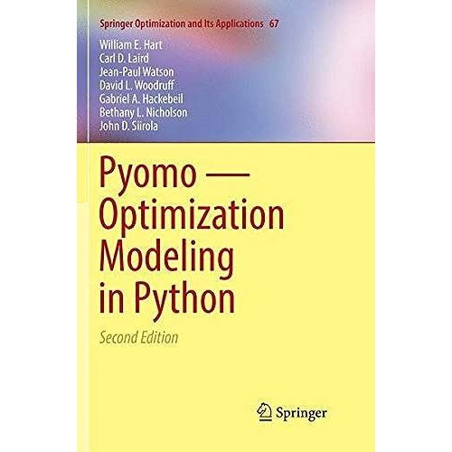 Pyomo - Optimization Modeling In Python    Format Broch 