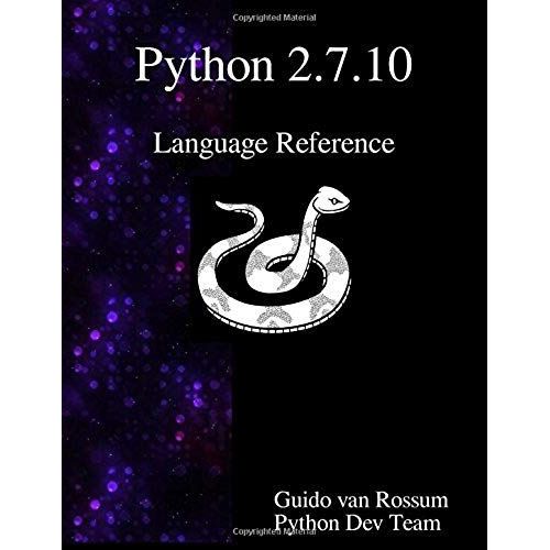 Python 2.7.10 Language Reference    Format Broch 