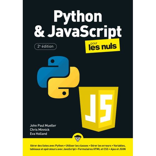 Python Et Javascript Pour Les Nuls   de Mueller John-Paul  Format Beau livre 
