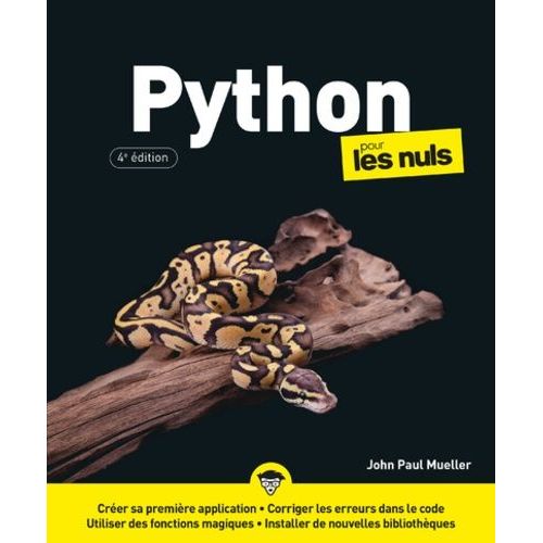 Python Pour Les Nuls    Format Beau livre 