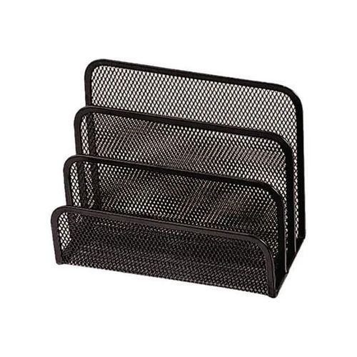 Q-Connect Trieur 3 Compartiments Noir