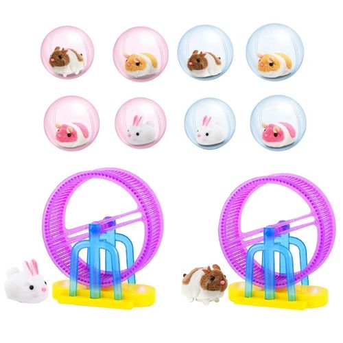 Q1jb ? Boules Roulantes lectriques En Forme De Lapin, Jouet, Chaton, Souris