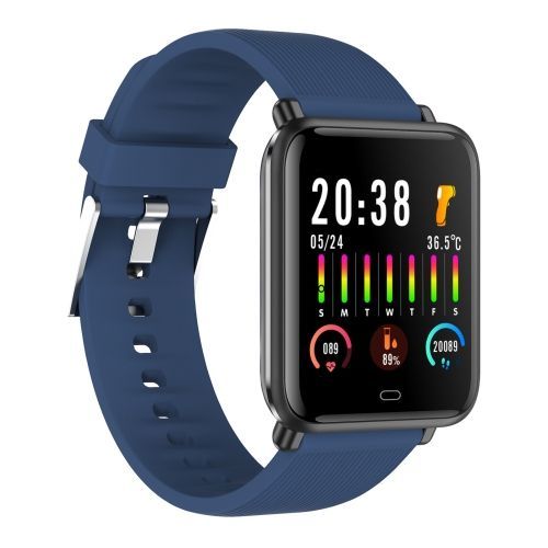 Q9t 1,3 Pouces Tft cran Tactile Montre Intelligente Bluetooth Double Mode - Bleu
