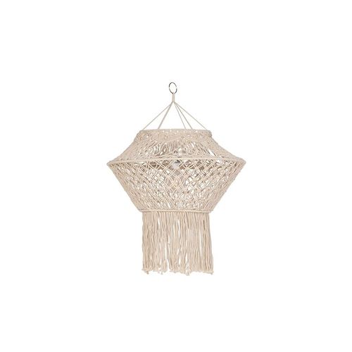 Qazqa Rustique Corde Abat-Jour En Macram Naturel 90 Cm , Bio Abat-Jour Suspendu