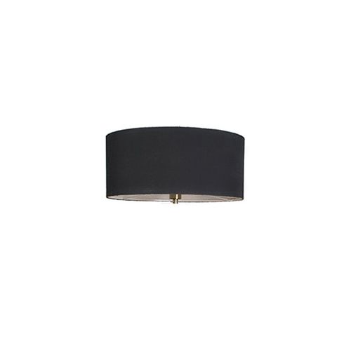 Qazqa Zwarte Kap Vloerlamp Tripe ,
