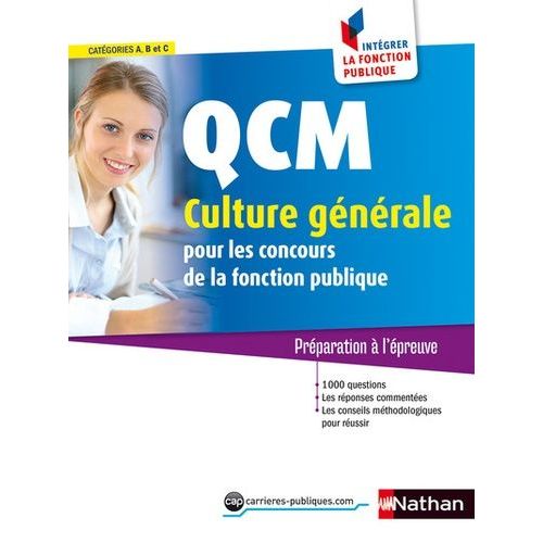 Qcm Culture Gnrale, Catgories A, B, C   de Joly Pascal  Format Beau livre 