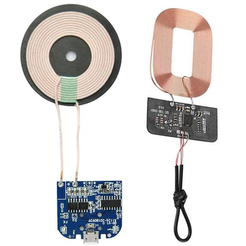 Qi Module De Rcepteur De Carte De Chargeur Sans Fil Standard 5v 2a 10w Micro Usb Pour Tlphone Portable Charge Rapide Diy Avec Module De Charge Qi Ti Carte De Circuit Imprim Pcb[Ind6170733]