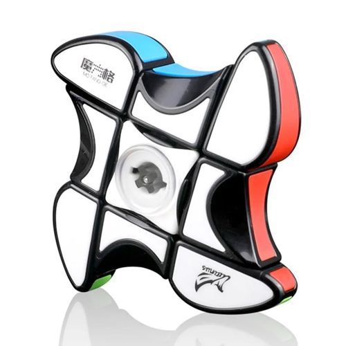 Qiyi Mofangge-Cube magique anti-stress, moulin  vent S, version amliore, Spinner, puzzle 1x3x3, Speedcube, torsion gyroscopique du bout des doigts, 133-As Shown a
