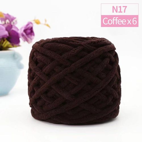 Qjh-Fil De Couverture Super Doux Pour Bb,95g/3.5oz-50m/54 Yards,6 Pices - Type [N17]-6pcs