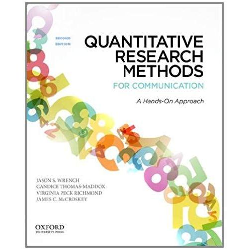 Wrench, J: Quantitative Research Methods    Format Broch 