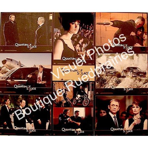 Quantum Of Solace - Marc Forster - Daniel Craig - Olga Kurylenko - Mathieu Amalric - Judi Dench - Gemma Arterton -  Jeu De Photos D'exploitation Cinmatographique - Anne 2008 - Format 20x30 Cm