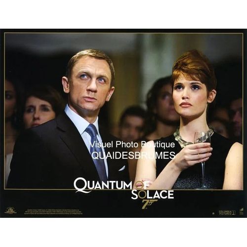 Quantum Of Solace : Photo D'exploitation Cinmatographique - Format 21x27.5 Cm - De Marc Forster Avec Daniel Craig, Olga Kurylenko, Mathieu Amalric, Judi Dench, Gemma Arterton - 2008