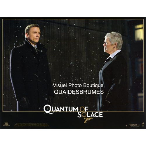 Quantum Of Solace : Photo D'exploitation Cinmatographique - Format 21x27.5 Cm - De Marc Forster Avec Daniel Craig, Olga Kurylenko, Mathieu Amalric, Judi Dench, Gemma Arterton - 2008