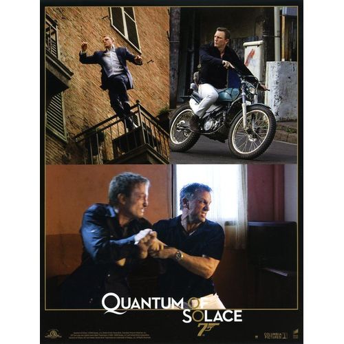 Quantum Of Solace : Photo D'exploitation Cinmatographique - Format 21x27.5 Cm - De Marc Forster Avec Daniel Craig, Olga Kurylenko, Mathieu Amalric, Judi Dench, Gemma Arterton - 2008
