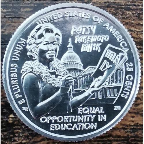 Quarter Dollar Usa Patsy Takemoto Mink - 2024 S - Liberty - American Woman