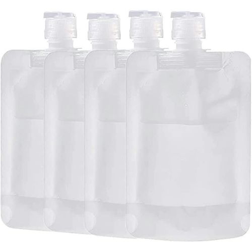Quatre Contenants De Lotion Portables Et Rechargeables Dots D'une Conception tanche Pour Faciliter Les Voyages