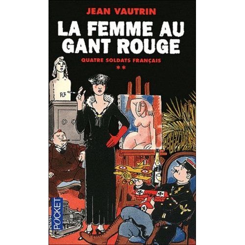 Quatre Soldats Franais - Tome 2 - La Femme Au Gant Rouge    Format Poche 