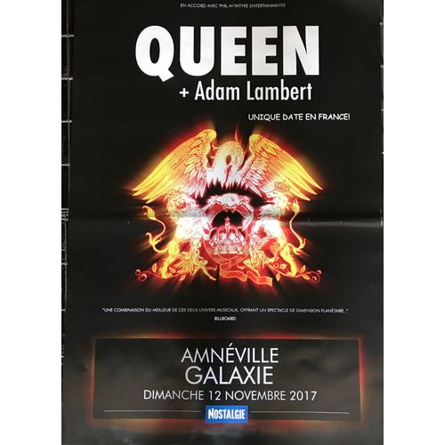 Queen - Tour 2017 - Affiche / Poster Envoi En Tube - 60x80cm