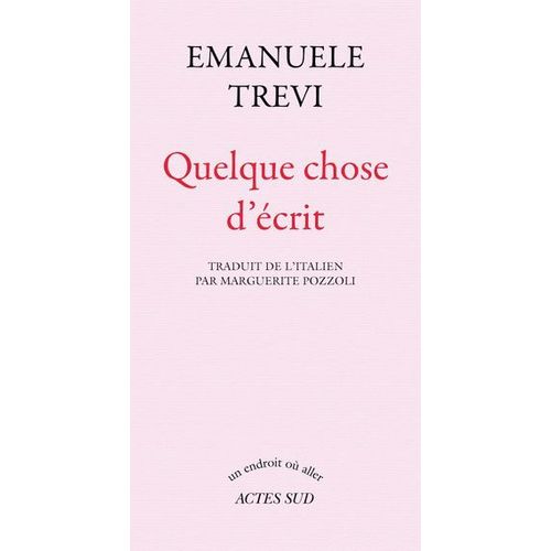 Quelque Chose D'crit  