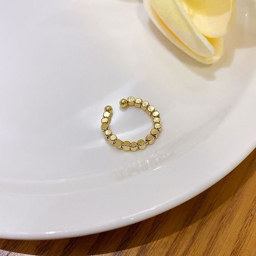 Quelques Taels De Bague Ouverte En Argent Cass Niche Rtro Pour Femme Simple Bague De Vent Froid Nouveau Bracelet Rouge Net Polyvalent-Sw-J706 Or
