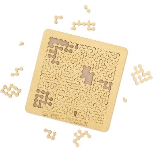 Quest Puzzle-Jeu De 40 Pices En Bois De Bouleau Avec Instructions D'aide-Casse-Tte En Bois Pour Adultes Et Adolescents-Pour Garons Et Filles Casse-Tte Difficile.[Y829]