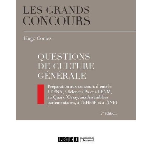 Questions De Culture Gnrale   de Coniez Hugo  Format Beau livre 