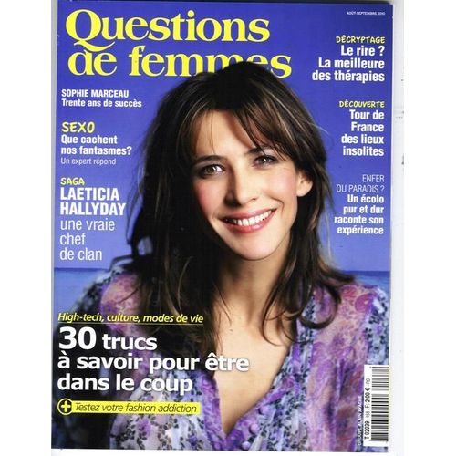 Questions De Femmes  N 158 : 4p Chacun: Gaga/ L.Hallyday/ Siberie Nenets/ 2p: Marceau/ Bravo/ Berling/ Fanning+Bieber+Jonas+Lautner+Cyrus/ Laurent+Zazie+Bruel+Diefenthal+J.Depardieu