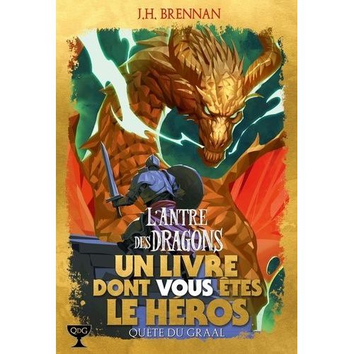 Qute Du Graal - Tome 2 - L'antre Des Dragons    Format Beau livre 