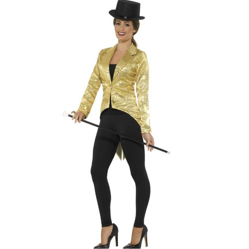 Queue De Pie Dore  Sequins Femme Medium