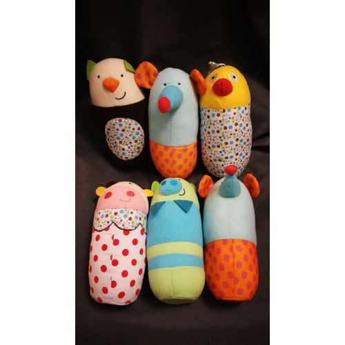 Quilles Peluches Tissus Animaux Oxybul ?