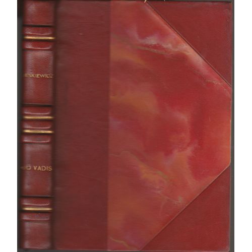 Quo Vadis ?   de Henryk Sienkiewicz  Format Cuir 