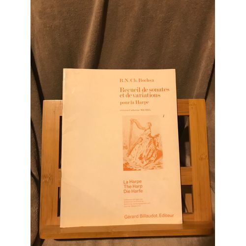R. N. Bochsa Recueil Sonates Variations Pour Harpe Partition ditions Billaudot