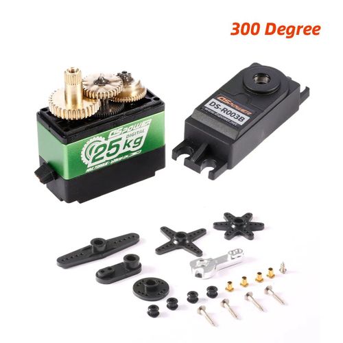 R003b-300 - Servo tanche  Couple lev, Moteur Sans Balais,Servo Rc Pour Voiture 1/8 1/10 Rc, Robot, Bateau, Hlicoptre
