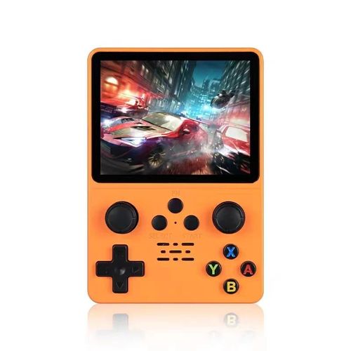 R35s Jaune - Console De Jeu Vido Rtro R35s, Systme Linux, cran Ips 3.5 \