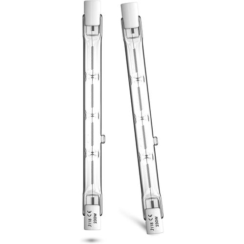 R7s Ampoules Halognes 118mm 230w Dimmable Linaire Halognes Blanc Chaud 2800k Projecteur Halognec, J118 R7s Double Base, Equivalent  20w R7s Pour clairage De Jardin Paysager[Amp744420]