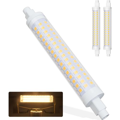 R7s Led 118mm, Blanc Chaud 3000k 10w Ampoules Led Non Dimmables R7s 1000lm Ac 190-260v, Equivalent 90w J118 R7s Ampoules Halognes