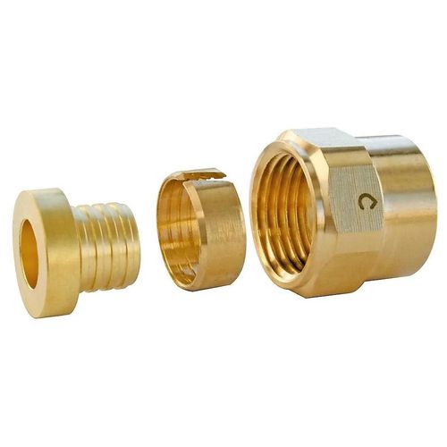 Raccords Droits Per  Compression 16 - crou Tournant 15/21 (1/2