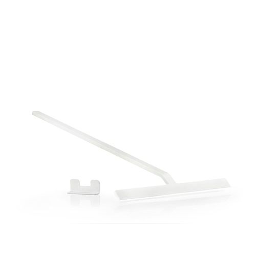 Raclette Avec Support Silicone/Mtal Blanc