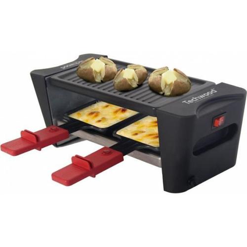 Raclette Grill Duo 2 mini polons anti adhrents 450W Noir