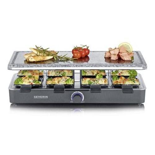 SEVERIN RG2378 - RACLETTE + PIERRADE 460X230 8 PERSONNES 1400W THERMOSTAT