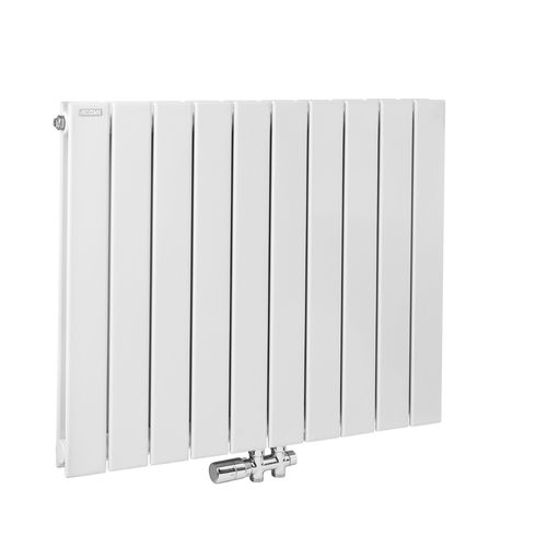 Radiateur  eau chaude FASSANE PREM'S double  lment horizontal 885W - ACOVA