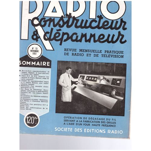 Radio Constructeur Depanneur 73 