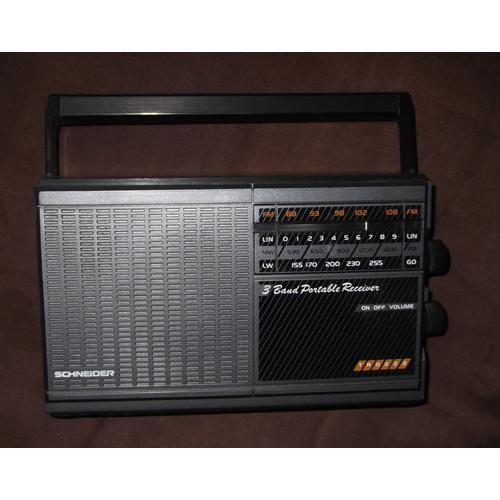 Radio Portable Schneider Tro 222 3 Bandes