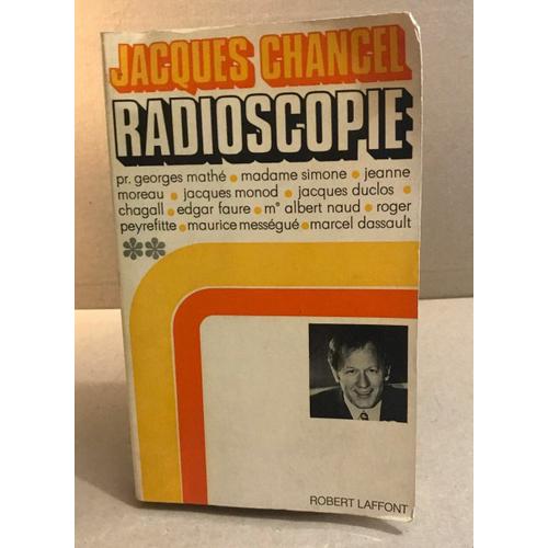 Radioscopie / Tome 2   de jacques chancel 