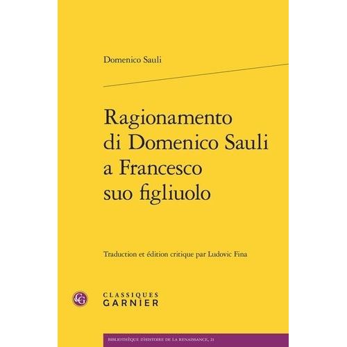 Discours De Domenico Sauli  Son Fils Francesco   de Sauli Domenico  Format Beau livre 