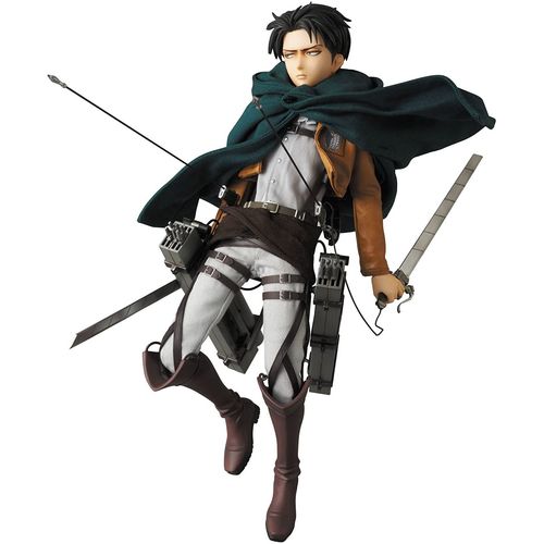 Rah Real Action Heroes: The Giant Of Progressive Foxes Levi 1/6th Scale Abs&atbc-Pvc Painted Fine Art Figure (W/ Limited First Production Parts) [Import Japonais]