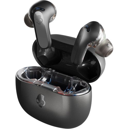 Rail Anc couteurs Intra-Auriculaires  Suppression De Bruit Sans Fil, Autonomie 27 H, Microphone, Compatibles Iphone + Android Et Appareils Bluetooth - Noir[FIL6163701]