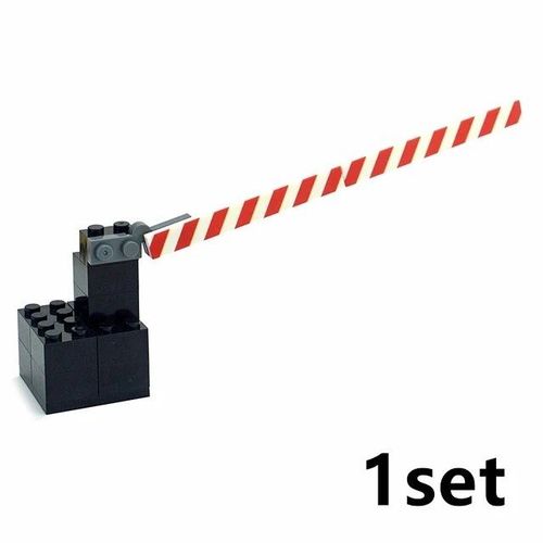 Rail De Train De Ville En Briques,Modle De Jouet,Piste Souple,Incurve Et Droite Pour Enfants,Cadeau Compatible Avec Toutes Les Marques De Chemin De Fer Leduo - Type Block Lever Red